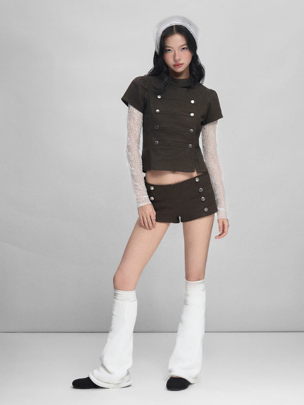 Orelis Button Shorts