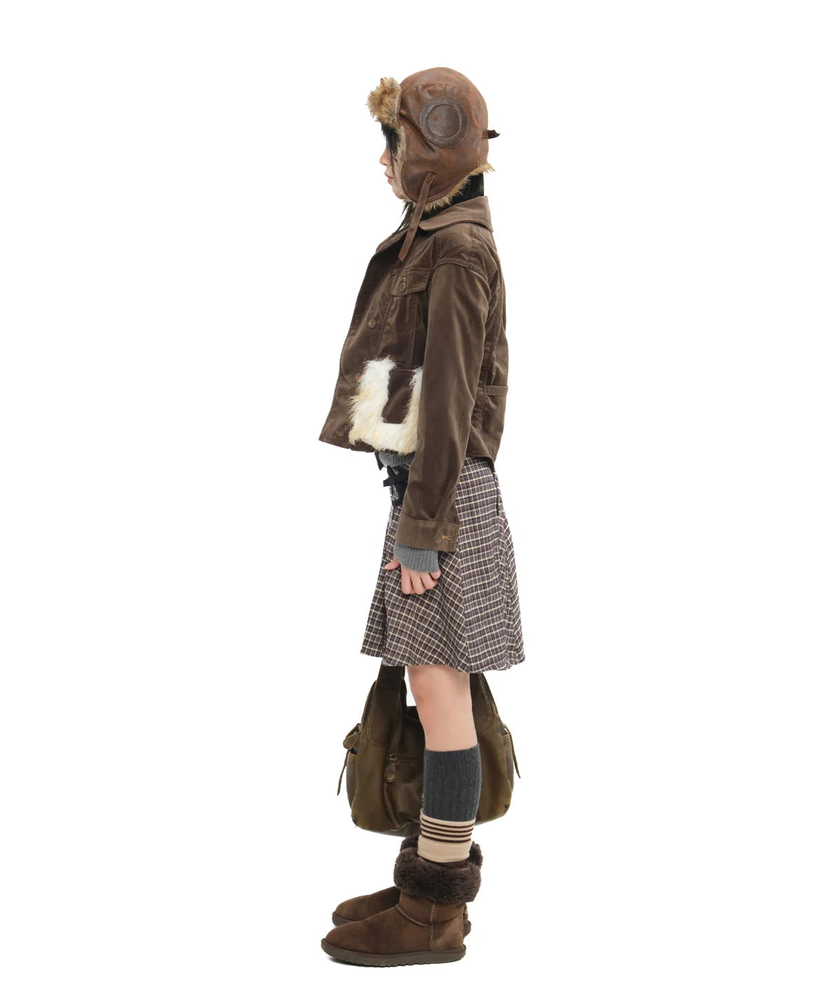 MORIKO CODUROY DOUBLE BREAST JACKET